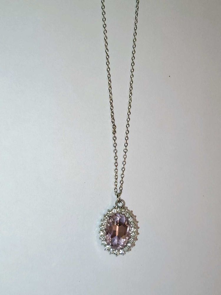 Pink Stone Necklace