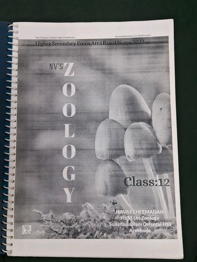 PLUS TWO ZOOLOGY NOTES