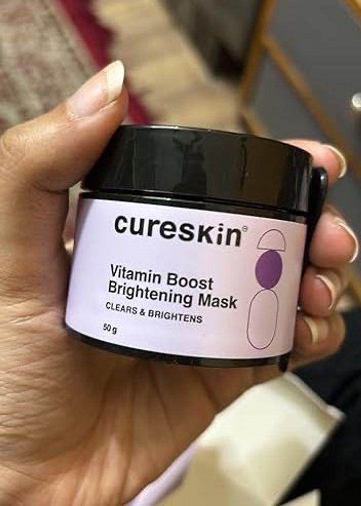 Cureskin Vitamin Boost D Tan Face Mask for Glowing