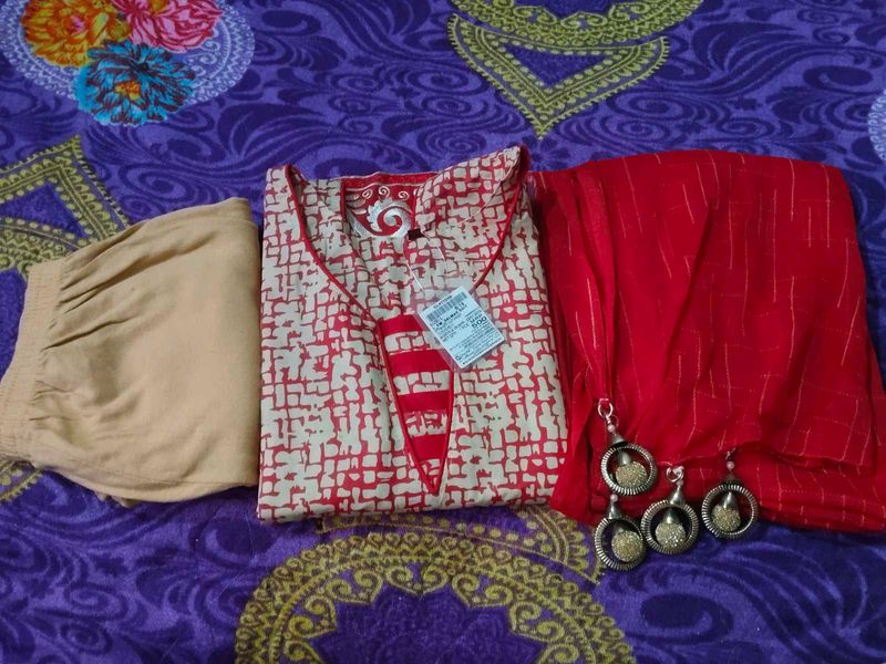 Legging Kurti Dupatta