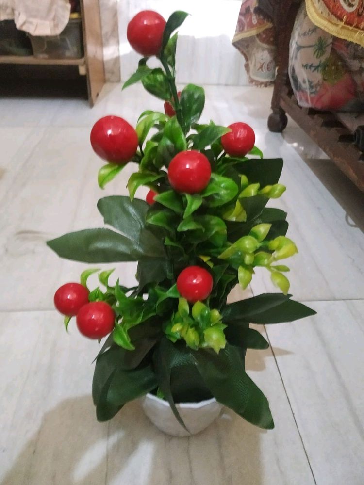 🍒 artificial plant pot