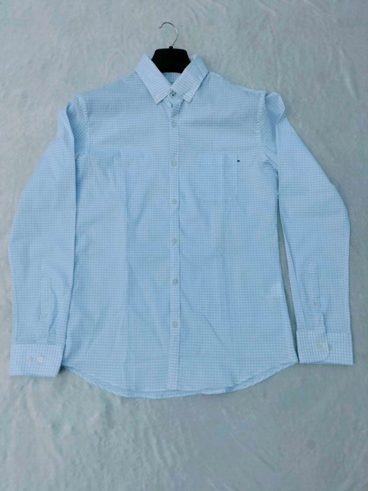 Tommy Hilfiger Blue Checkered Shirt
