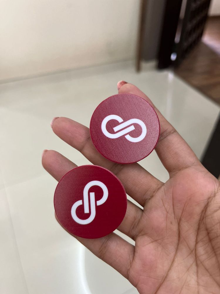 S Initial - infinity Symbol Pop socket - 2