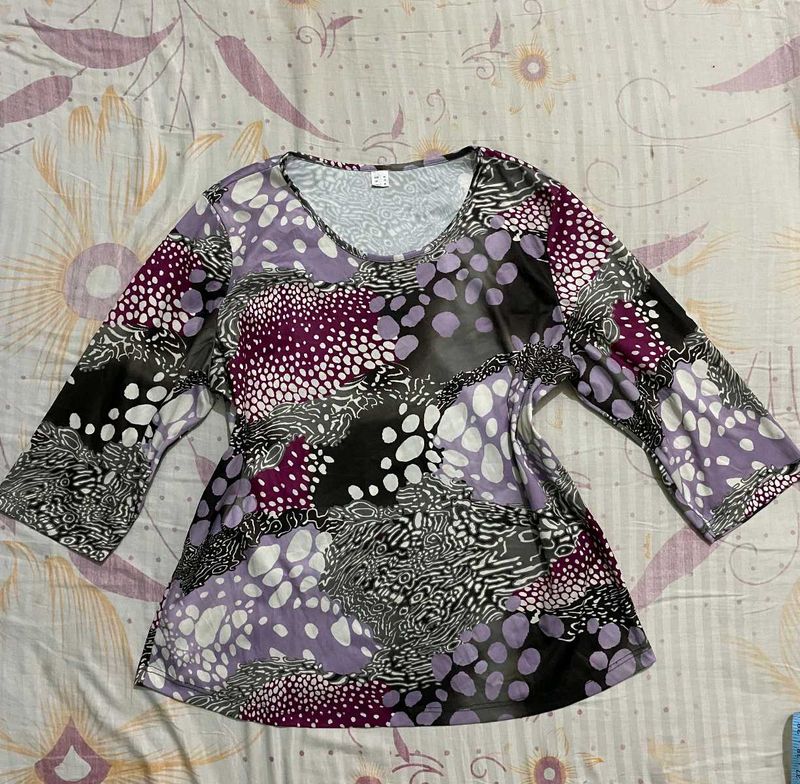 Abstract MultiColor Top Bust Fits 38/40/42