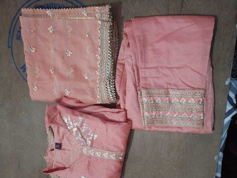 Peach  Kurta Set