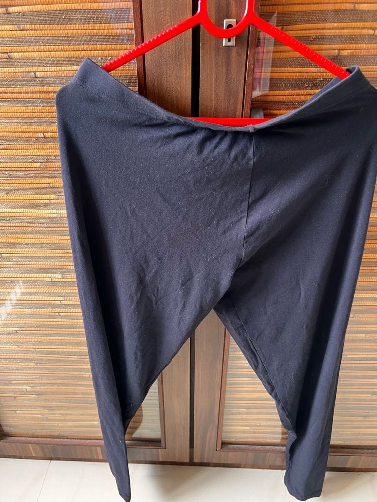 GO COLOURS Comfy Black Leggings