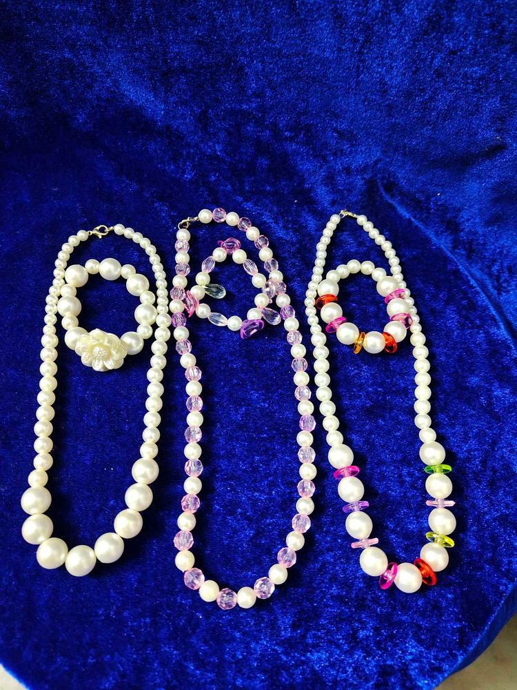 Girls Necklace With Bracelet