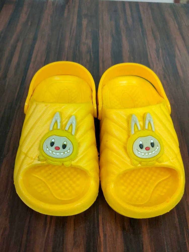 Cute Yellow Kids Sandals