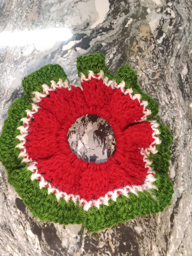 Handmade Crochet Scrunchie