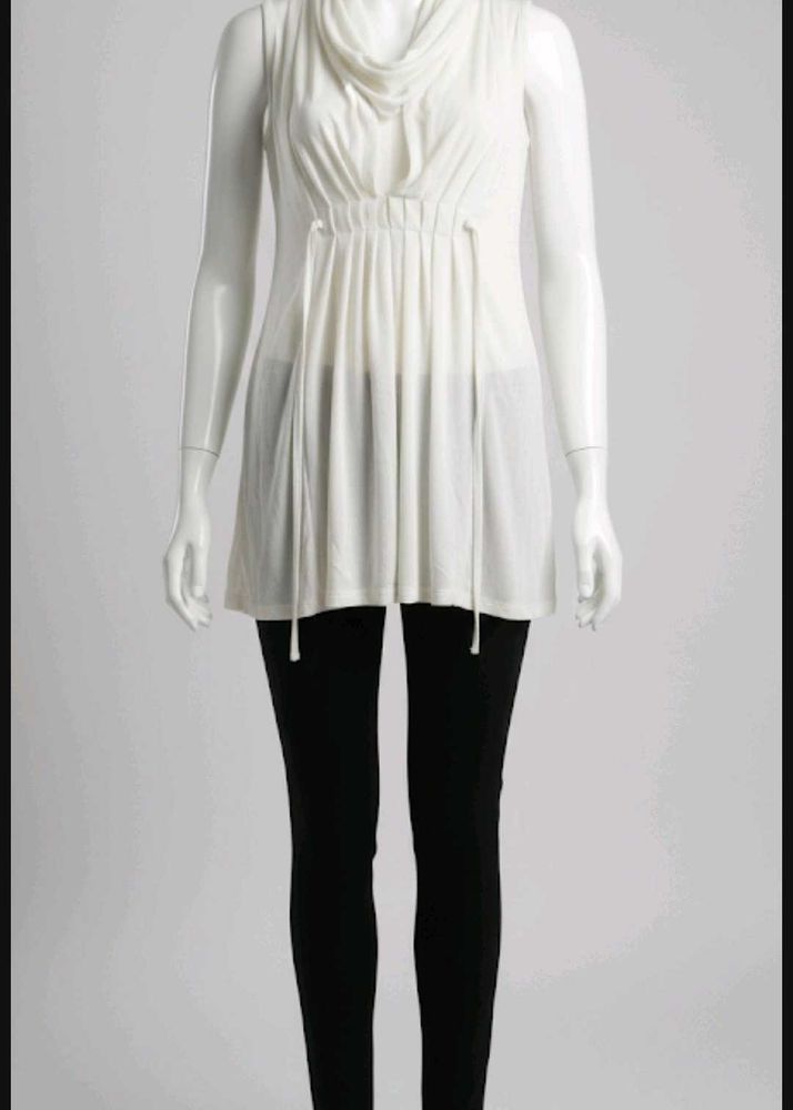 Cowl Neck Sleeveless Top