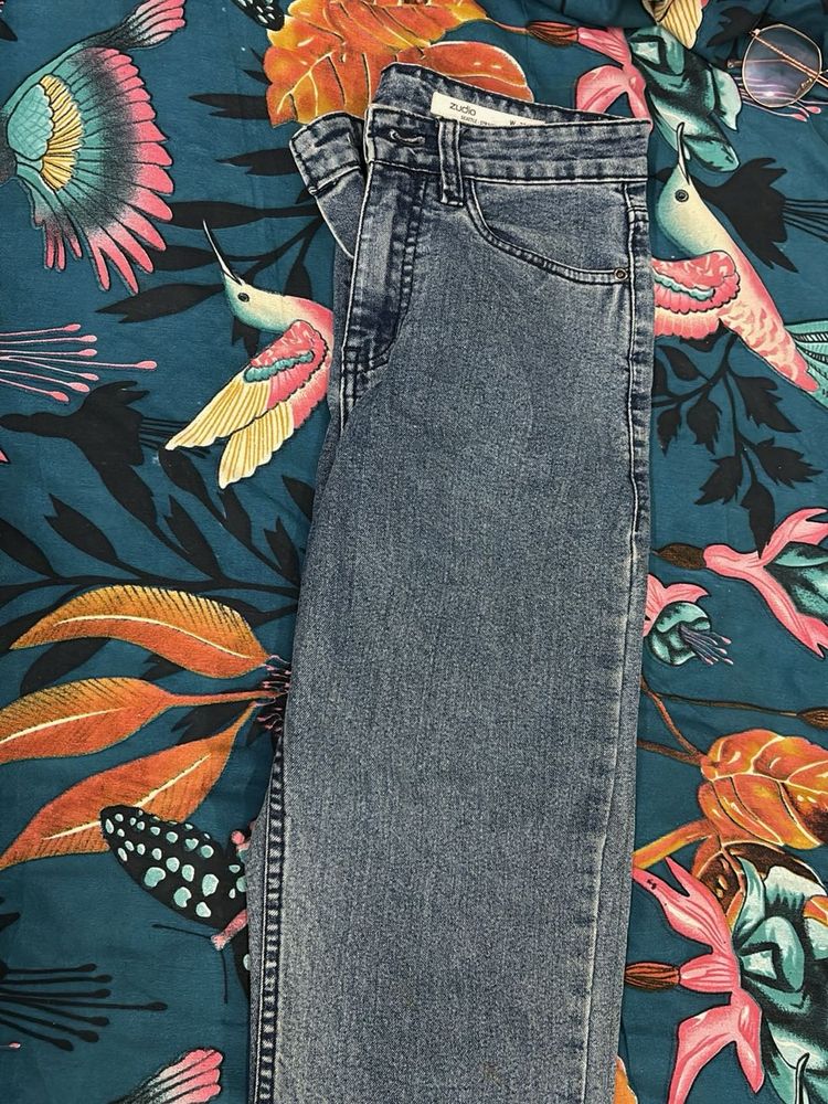 Zara Blue Denim Jeans