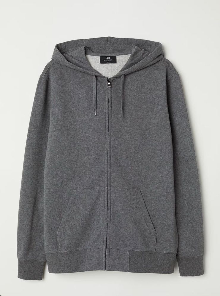 H&amp;M Grey Zip-Up Hoodie