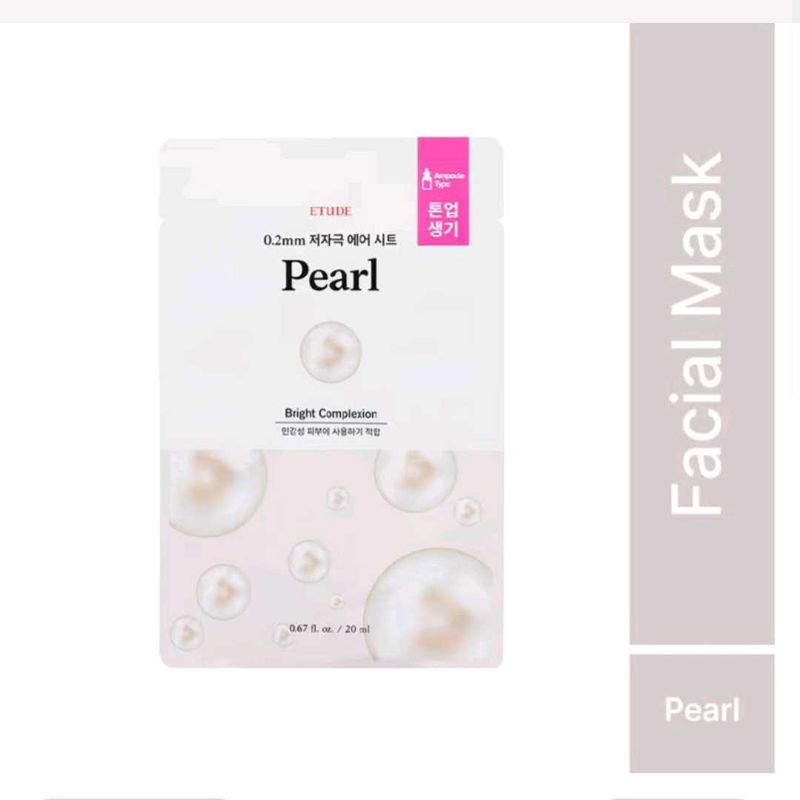 Etude Pearl Facial Mask