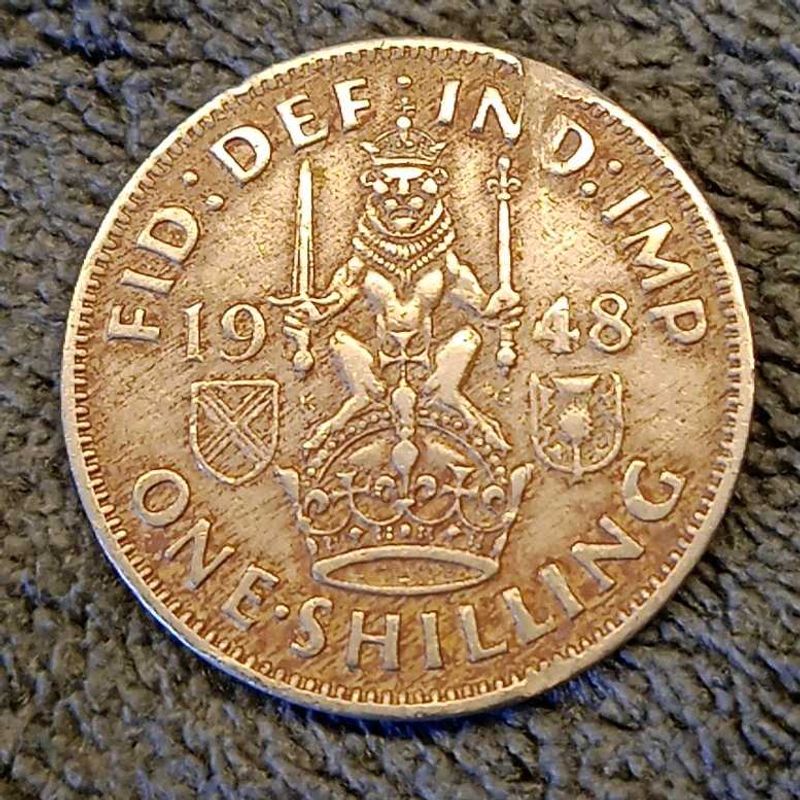 1948 George VI One Shilling Of United Kingdom