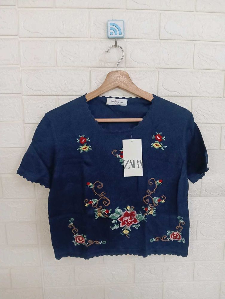 Embroidered Top