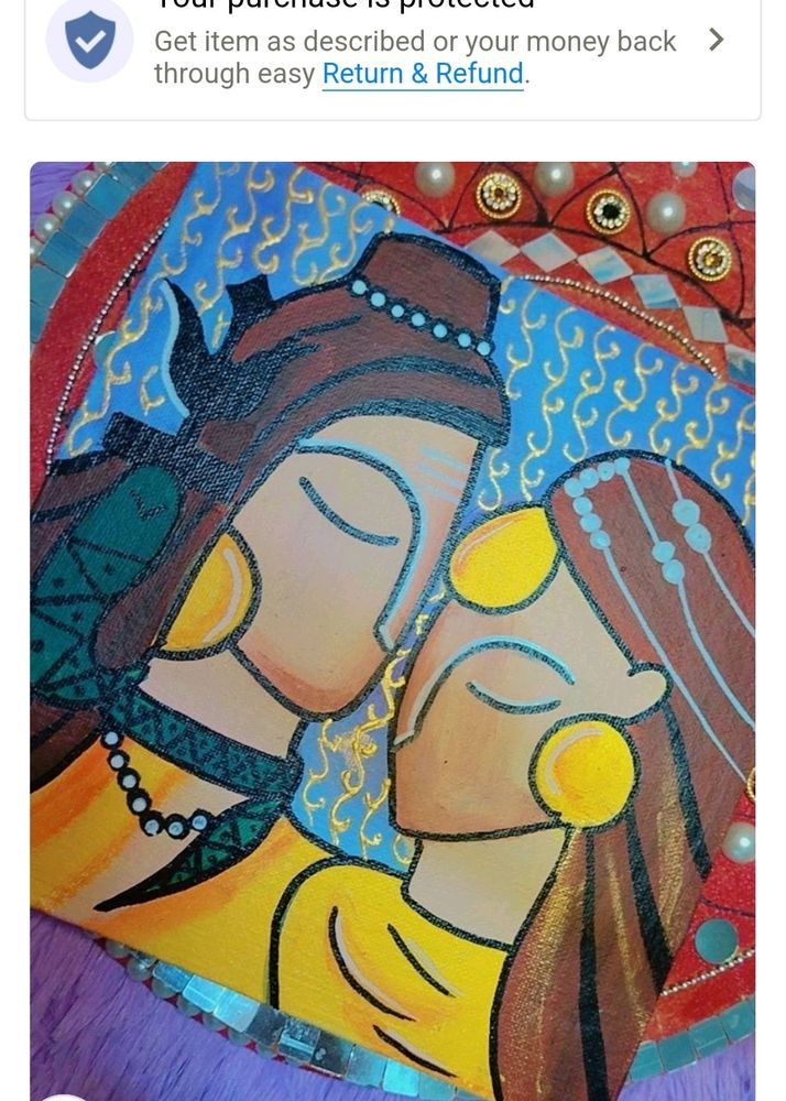 Shiv Parvati Painting 🖌️🎨