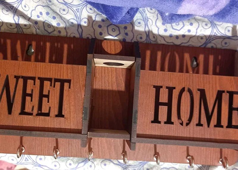 Unique Designer Wooden Pen Stand &amp; Key Holder