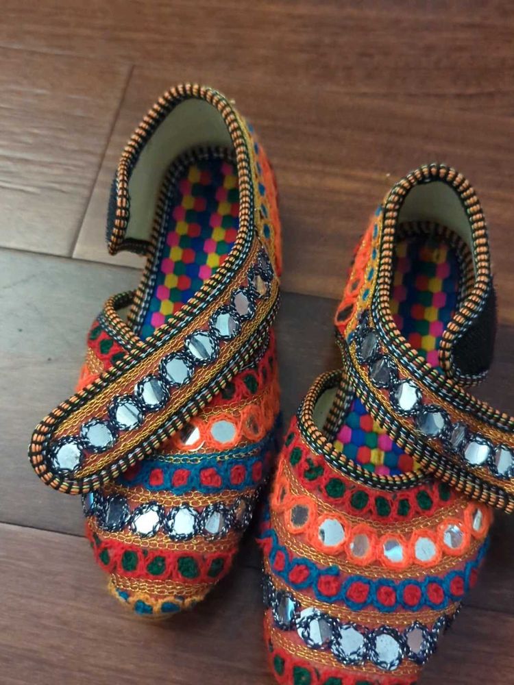 Ethnic Embroidered Flats
