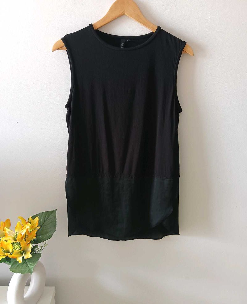 Forever New Stylish Black Sleeveless Tunic