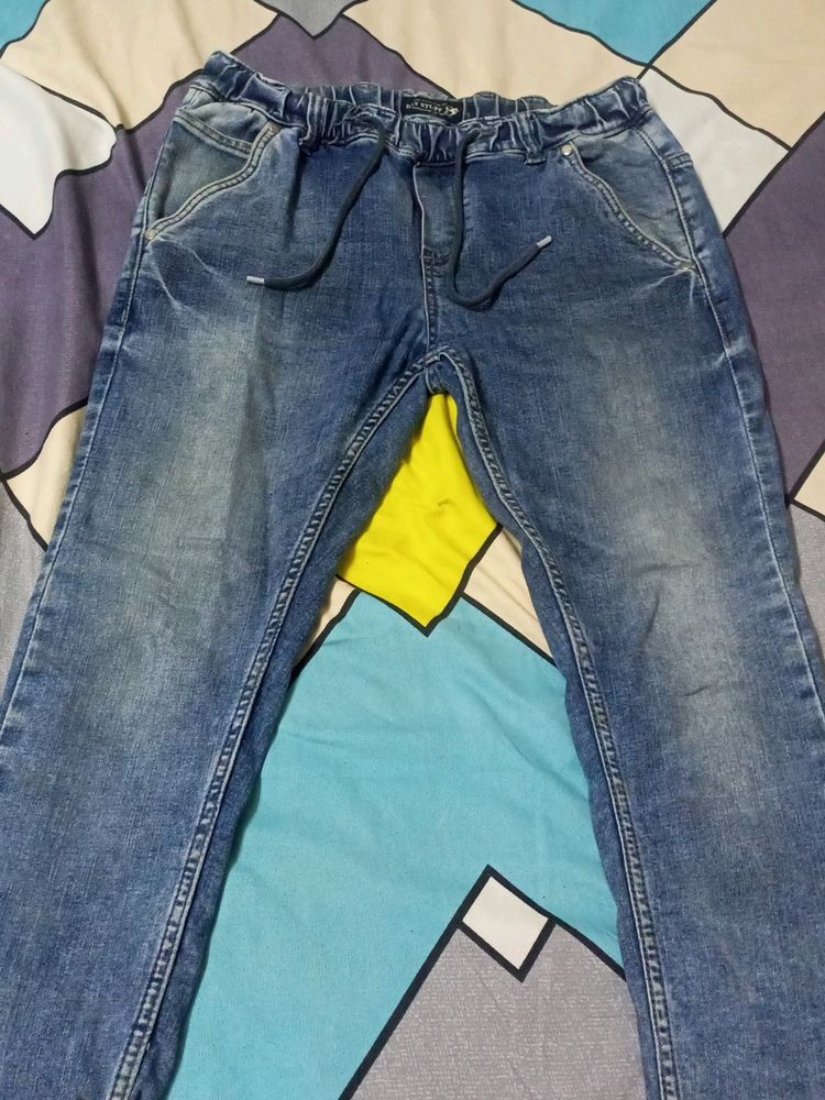 Blue Joggers, 30 Waist Size