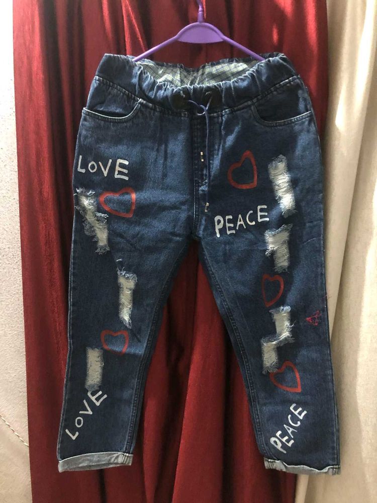Ankle Length Mom Jeans.
