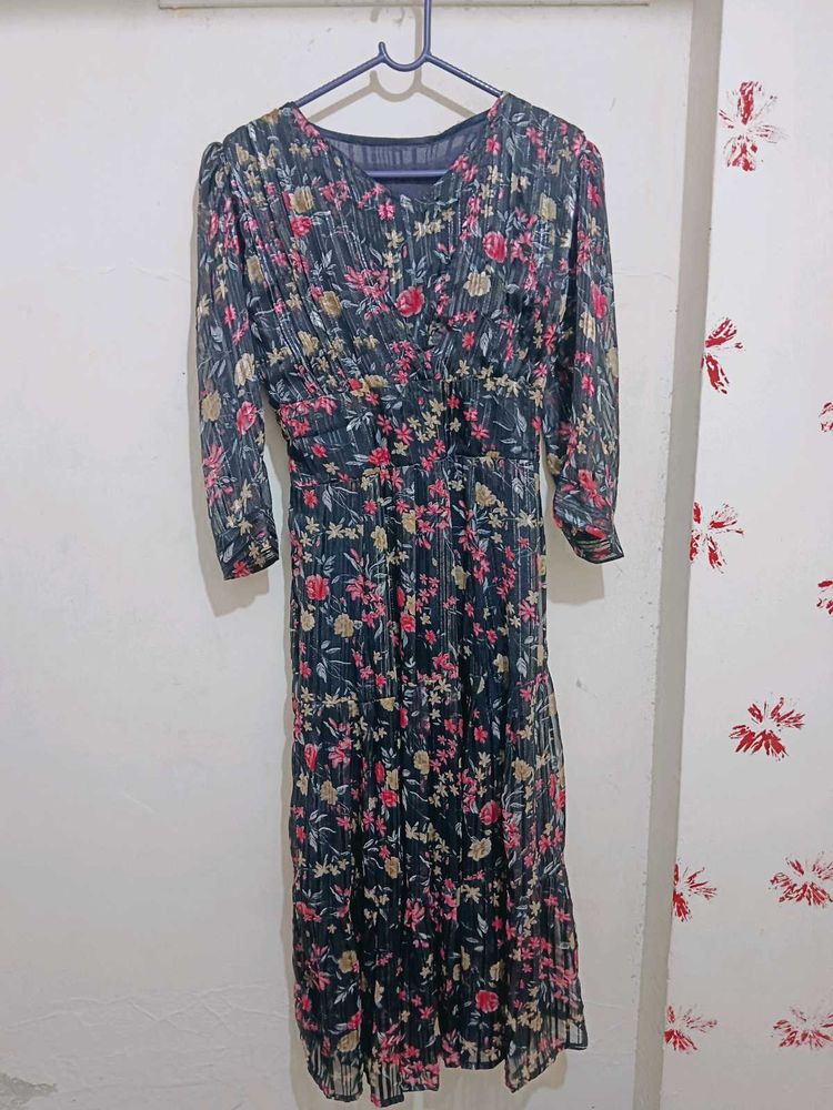 Floral Print Midi Dress