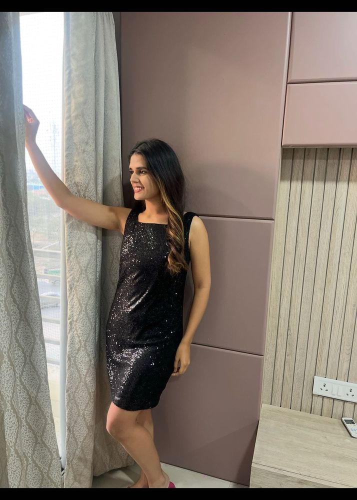 Black Sequence Dress