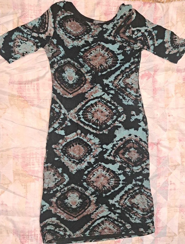 Tie Dye Bodycon Dress