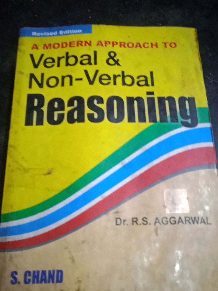 Modern Approach to Verbal &amp; Non-Verbal Reasoning ,S Chand  R.S Aggarwal Bank Book