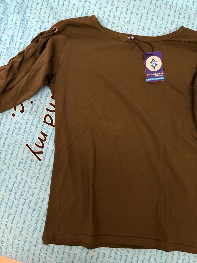 Trendy Olive T-shirt