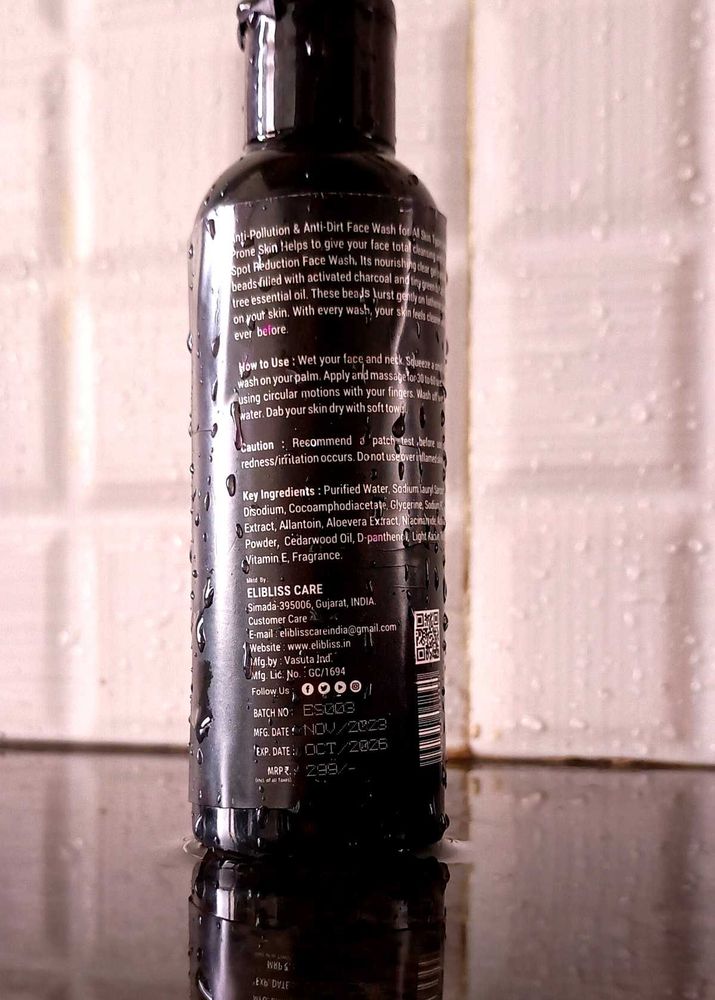 Charcoal All In 1 Facewash