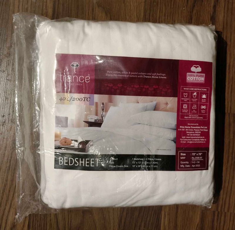 Trance Home Linen Fitted Bedsheet set