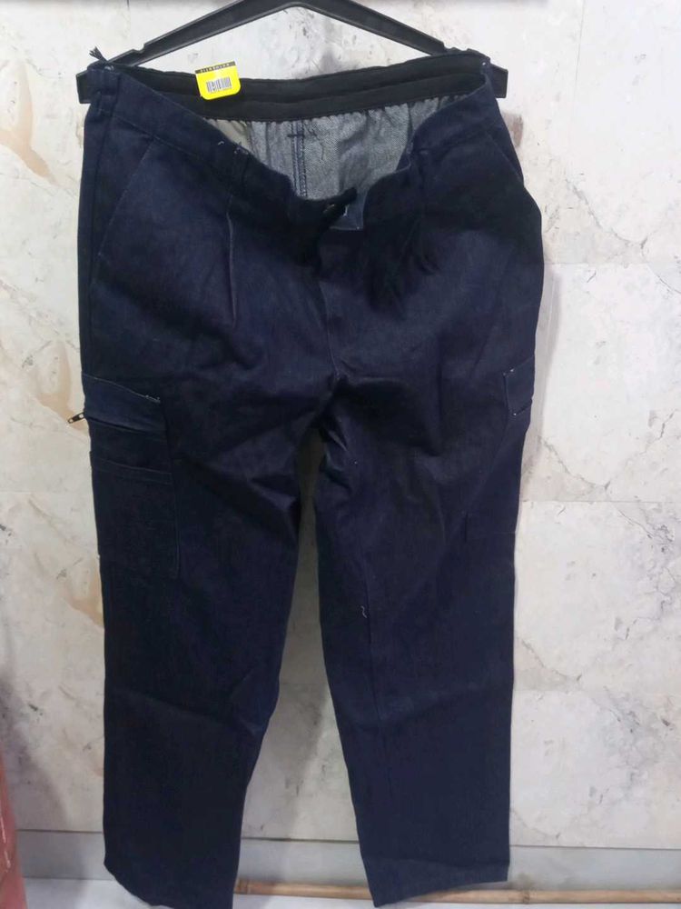 Dark Blue Cargo Pants