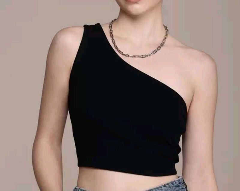 Black Off Shoulder Top By SSS