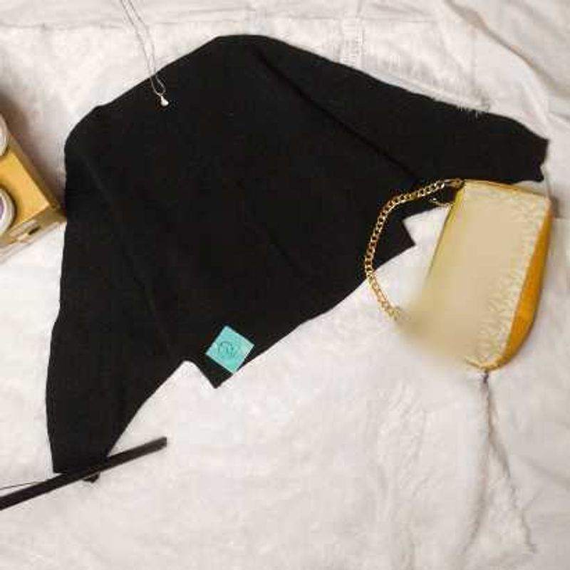 💗Cozy Black Knit oversized Sweater💗