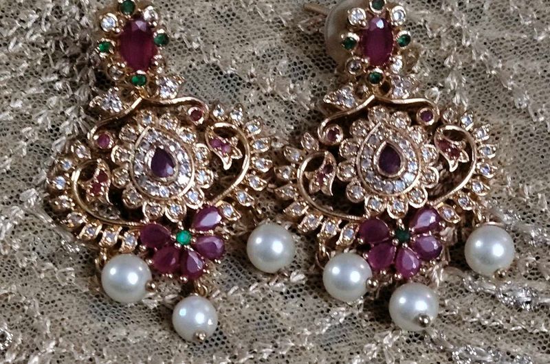 Elegant Pearl Drop Earrings