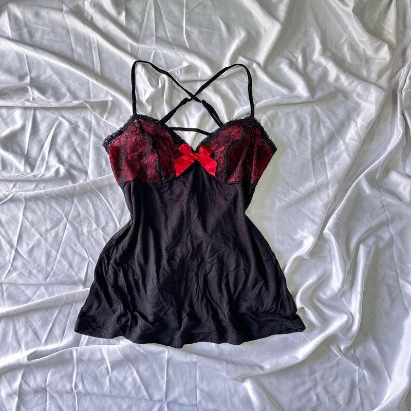 Scarlet Lace Top
