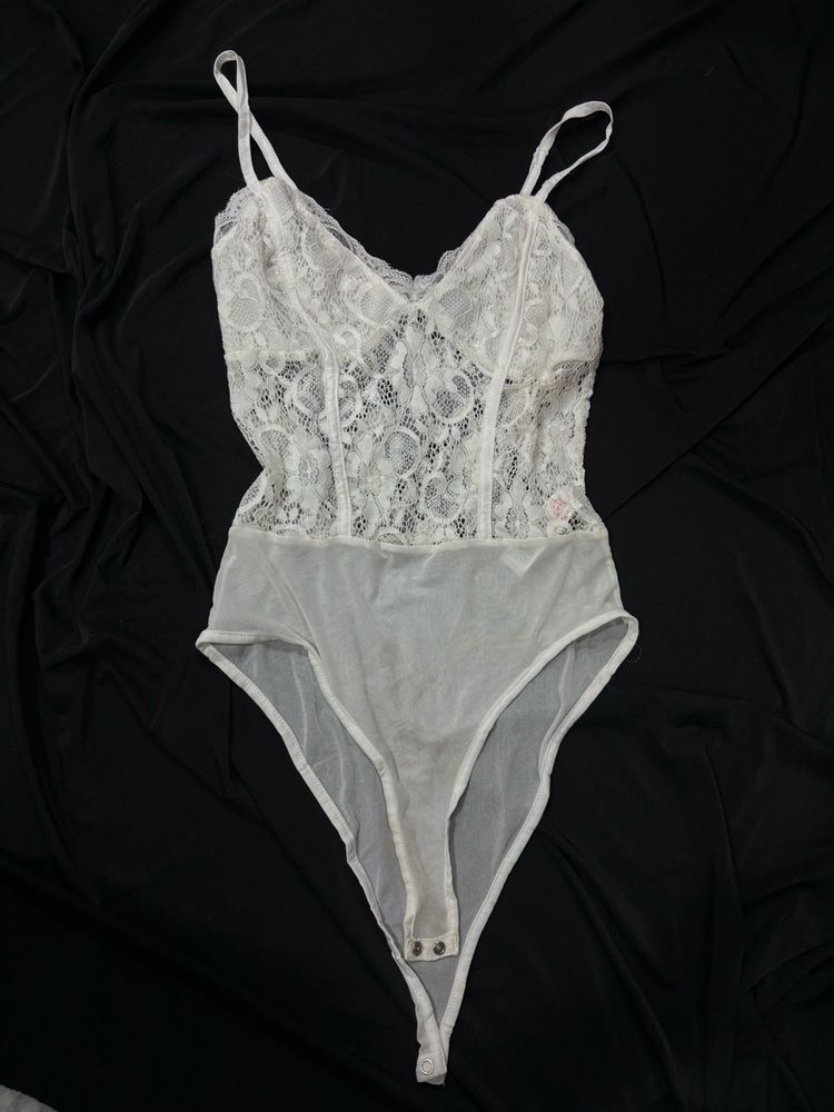 Lace Bodysuit Corset Style