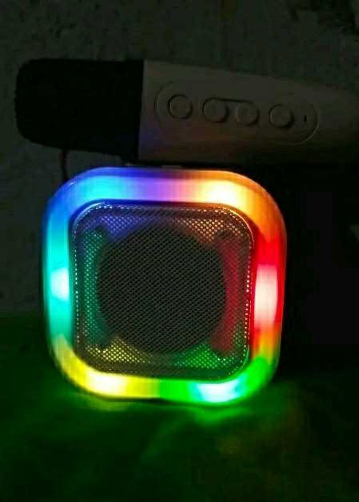 colorful karoke mic speaker 🎤
