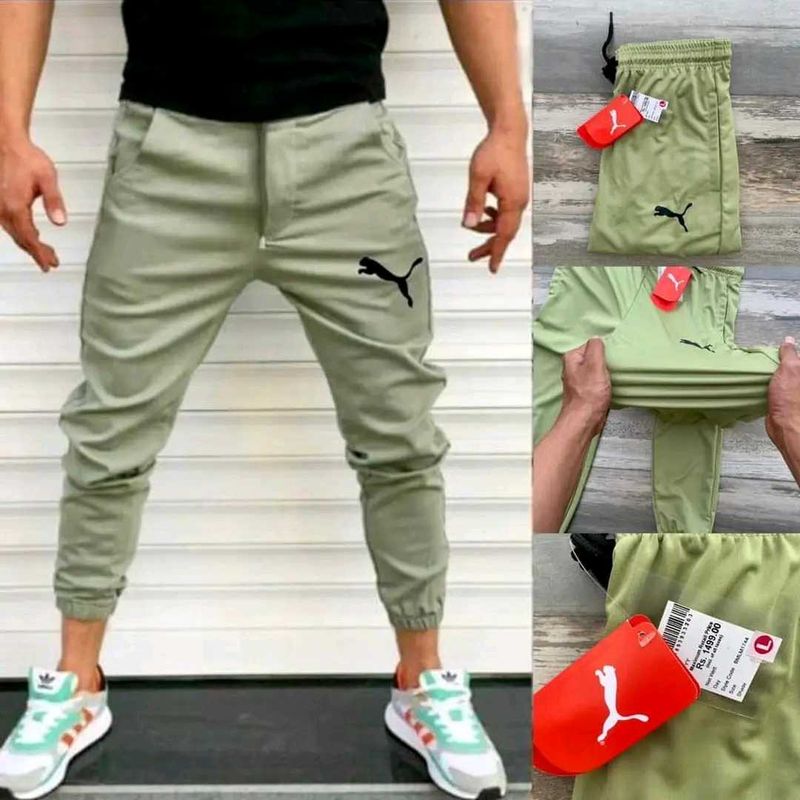 Puma Olive Green Joggers