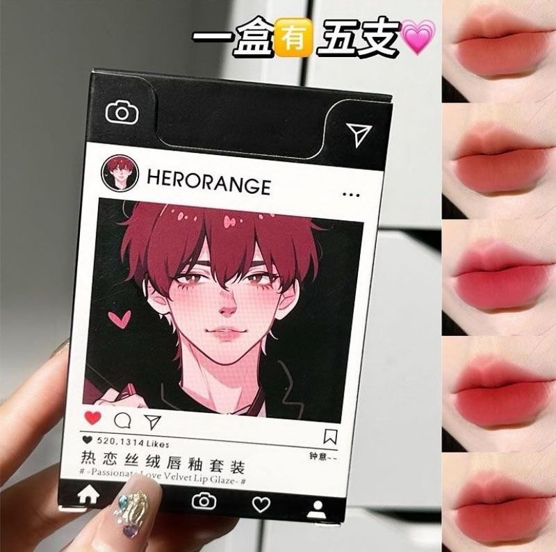 Herorange Velvet Lip Glaze