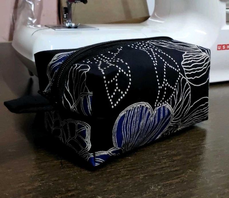 Handmade makeup pouch