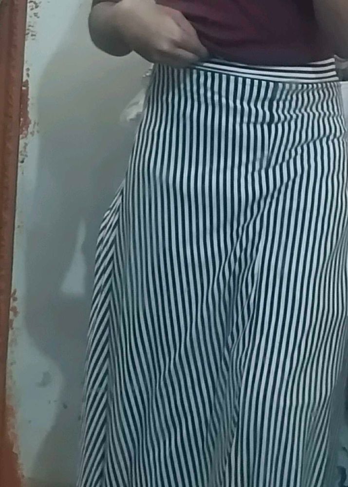 Striped Ethnic Skirt