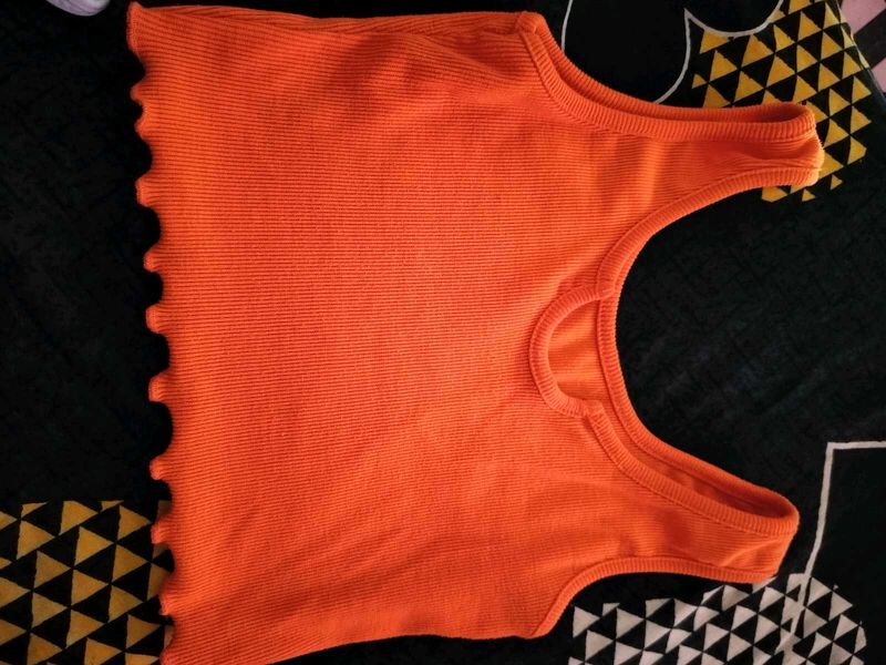 Orange Tank Top