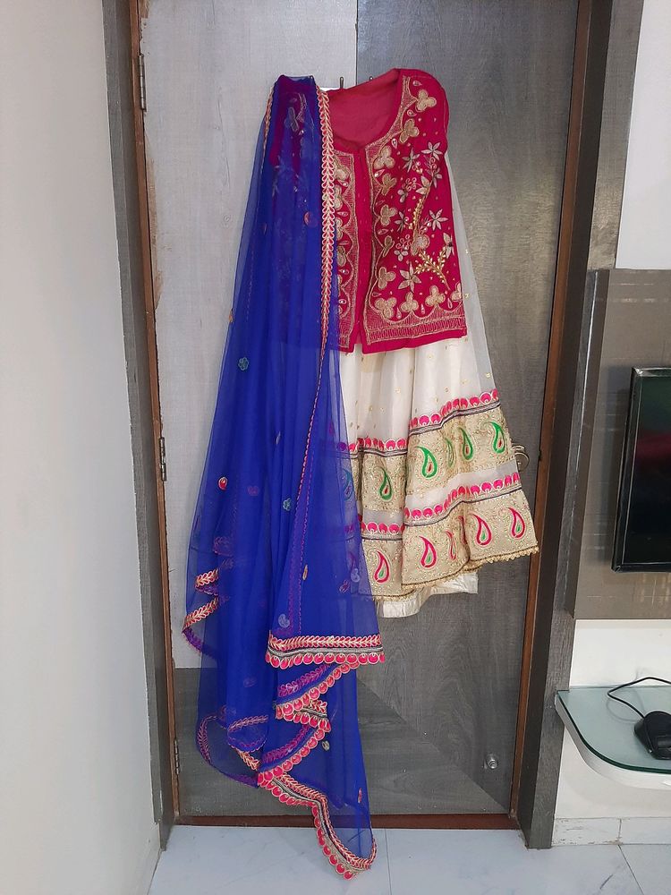 Price Drop trendy organza lehengha