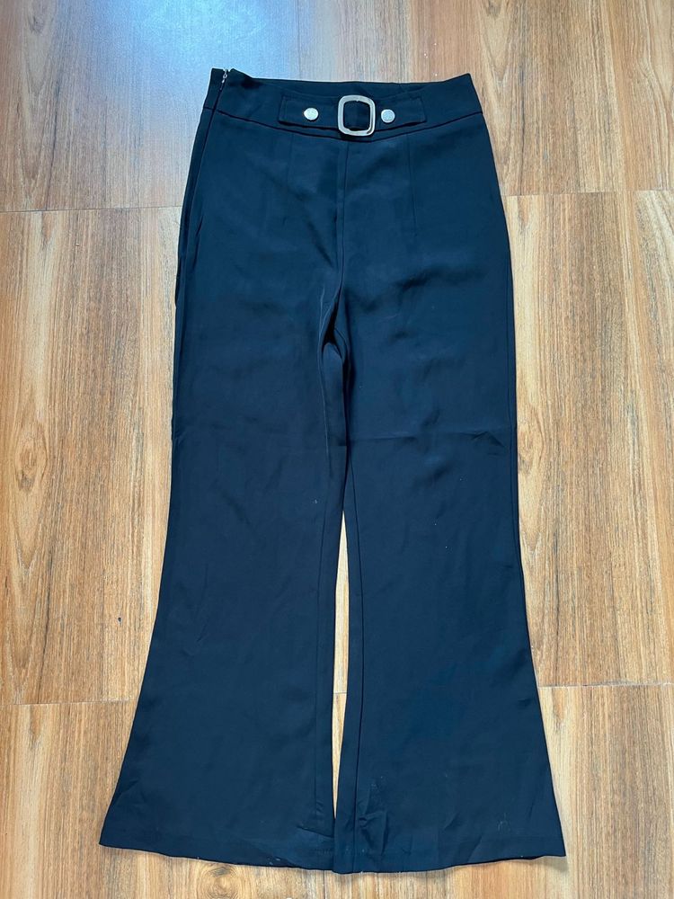 Belted Formal Flare Pants ( No Defects )