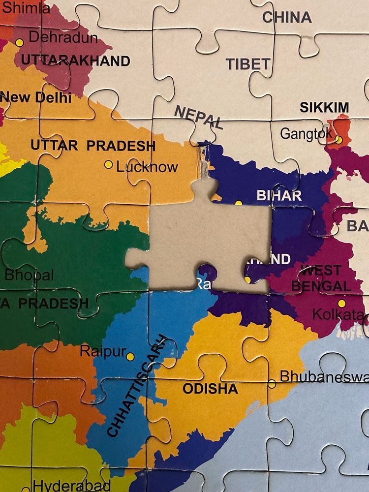 India Map Puzzle