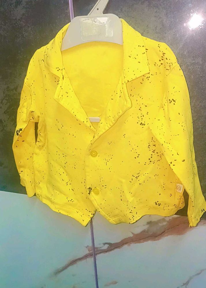 Cute Yellow Kids&#39; Blazer