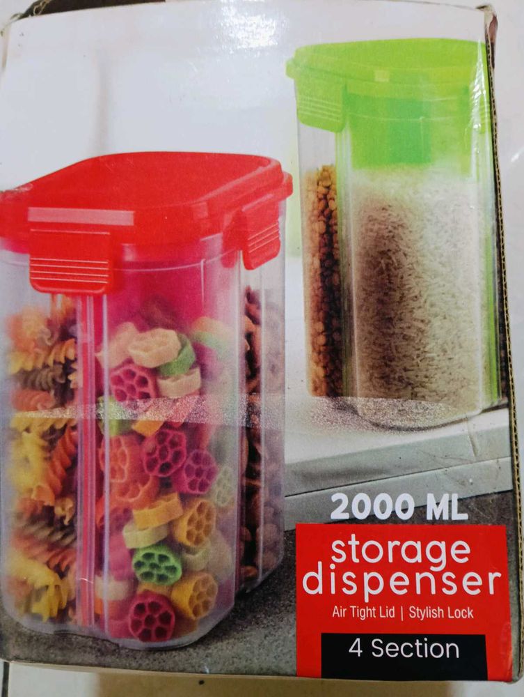4-Section Storage Dispenser