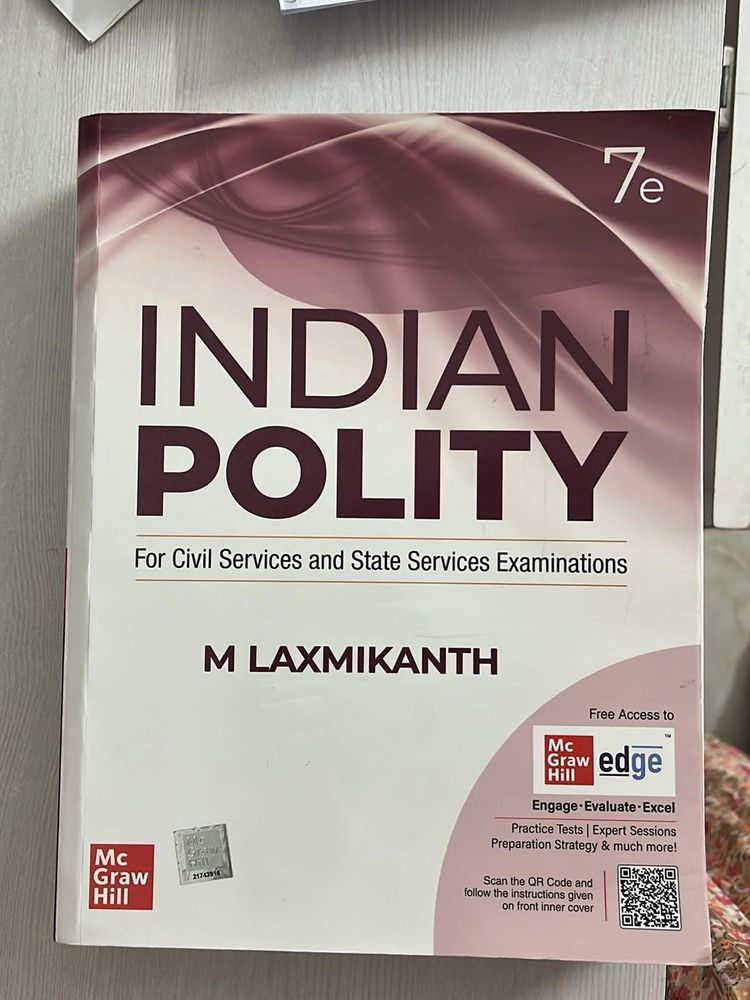 Indian Polity by Laxmikanth-7th edition